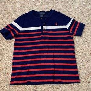 Polo Ralph Lauren boys red white blue shirt 4T